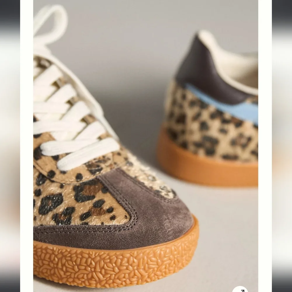 Gola Women's Leopard Print Sneakers with Blue Accents Retail $110.00US - Picture 3 of 16